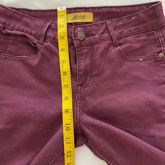 Hailey Junior Jeans Color Purple Size 7 - Picture 5 of 10